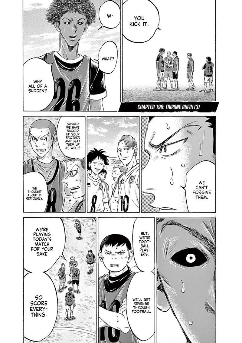 Ao Ashi Chapter 196 page 1
