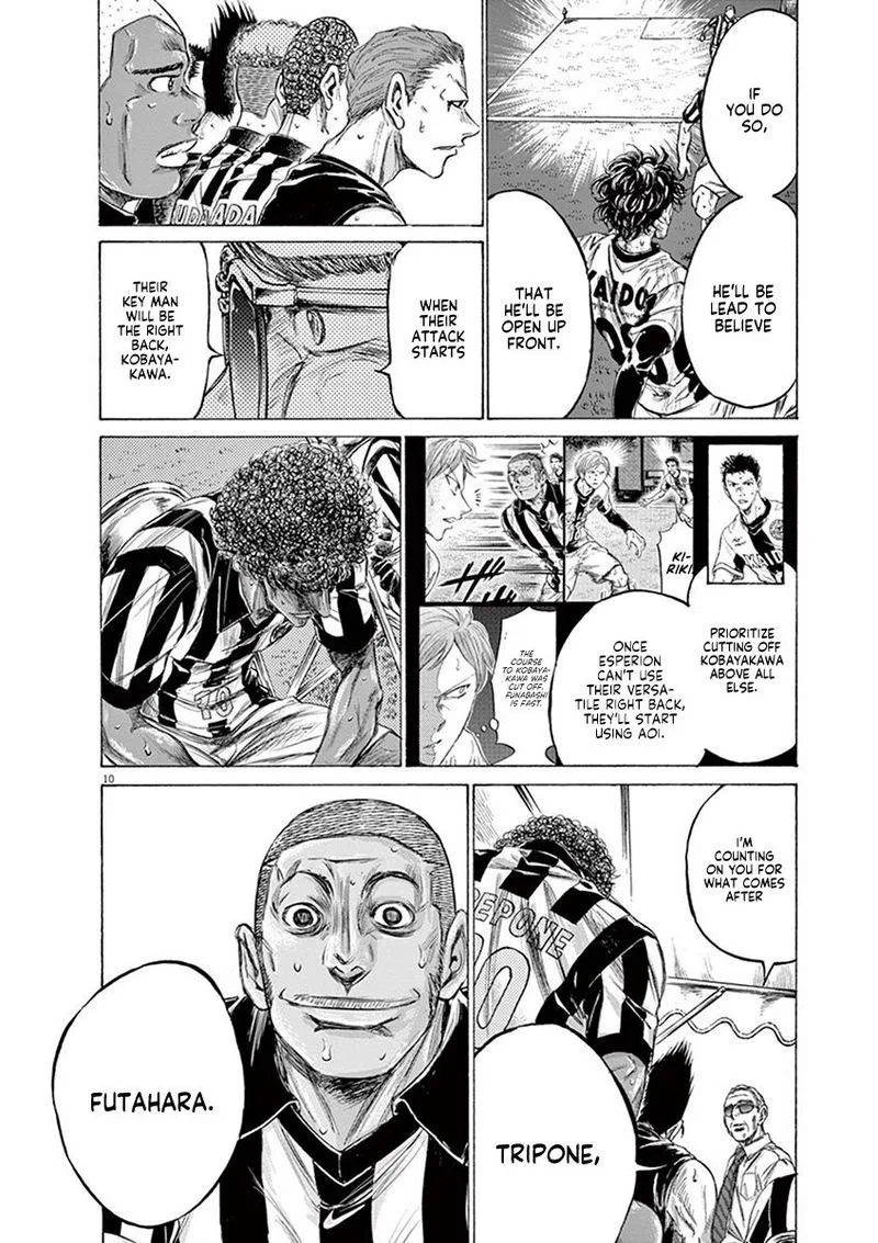 Ao Ashi Chapter 197 page 10
