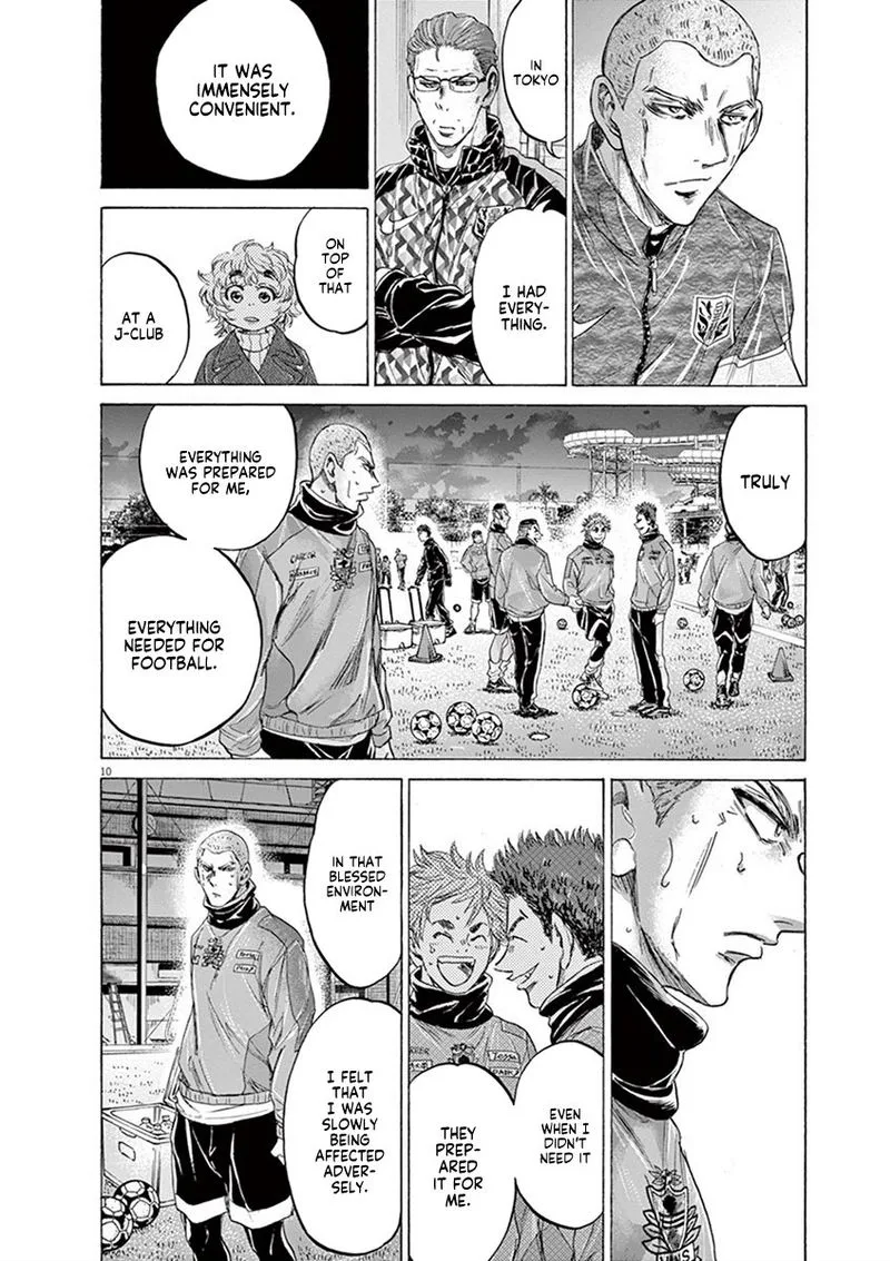 Ao Ashi Chapter 209 page 10