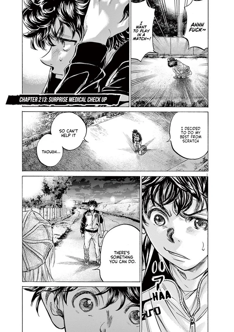 Ao Ashi Chapter 213 page 1