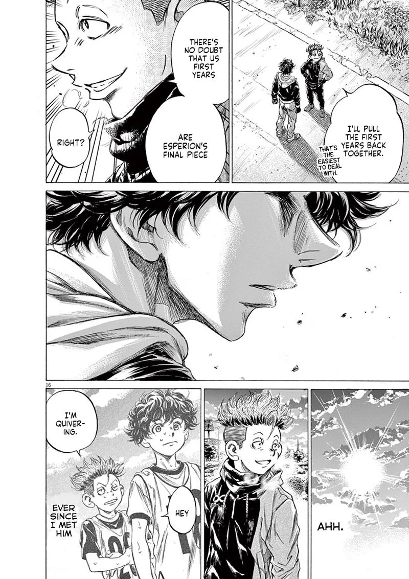 Ao Ashi Chapter 219 page 16