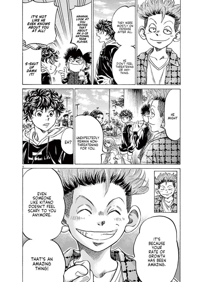 Ao Ashi Chapter 225 page 8