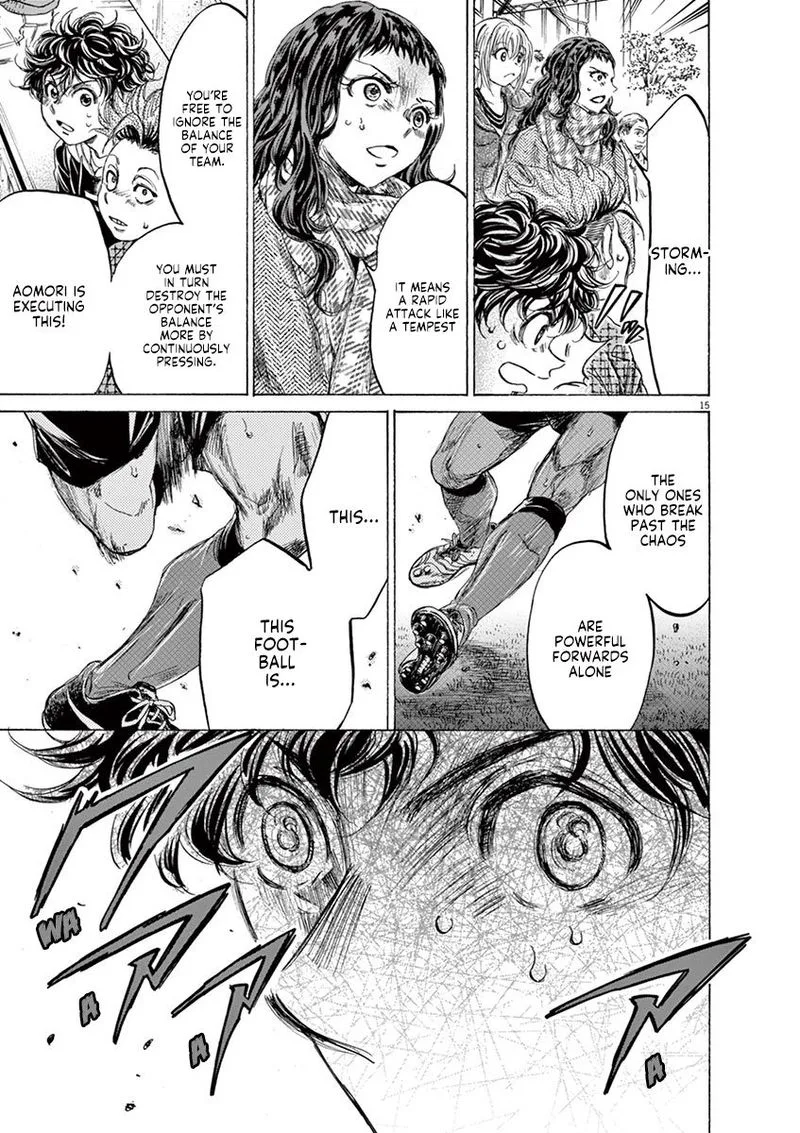 Ao Ashi Chapter 227 page 15