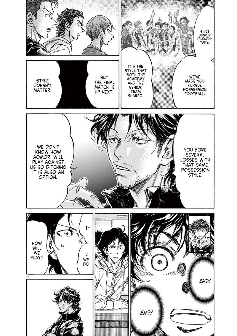 Ao Ashi Chapter 230 page 10