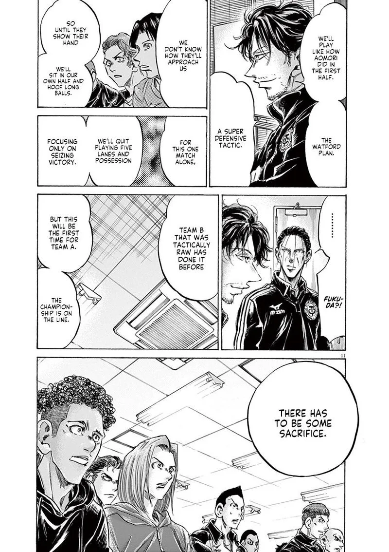 Ao Ashi Chapter 230 page 11