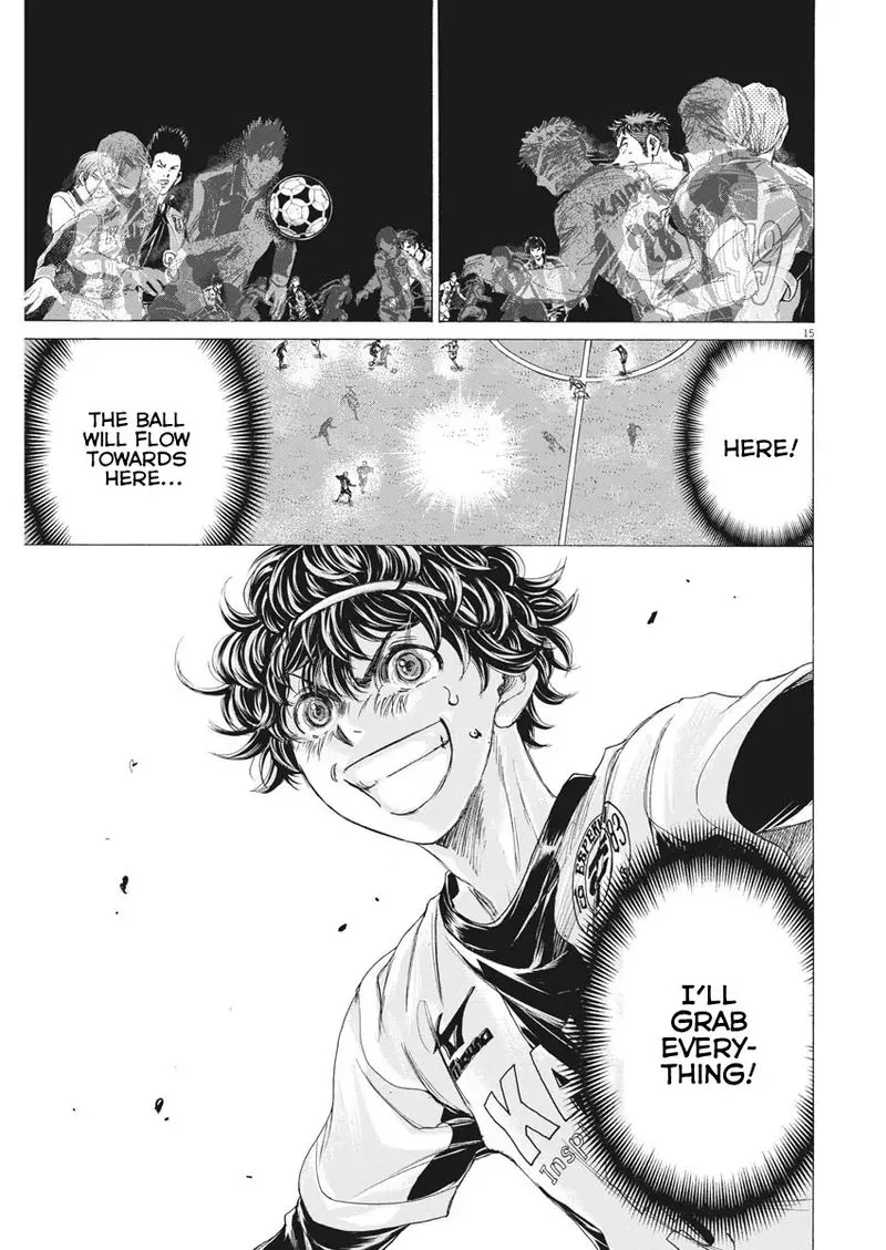 Ao Ashi Chapter 244 page 15