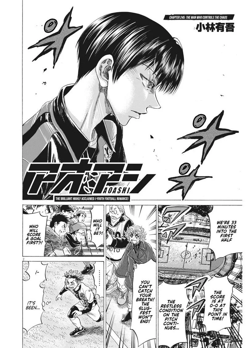 Ao Ashi Chapter 245 page 2