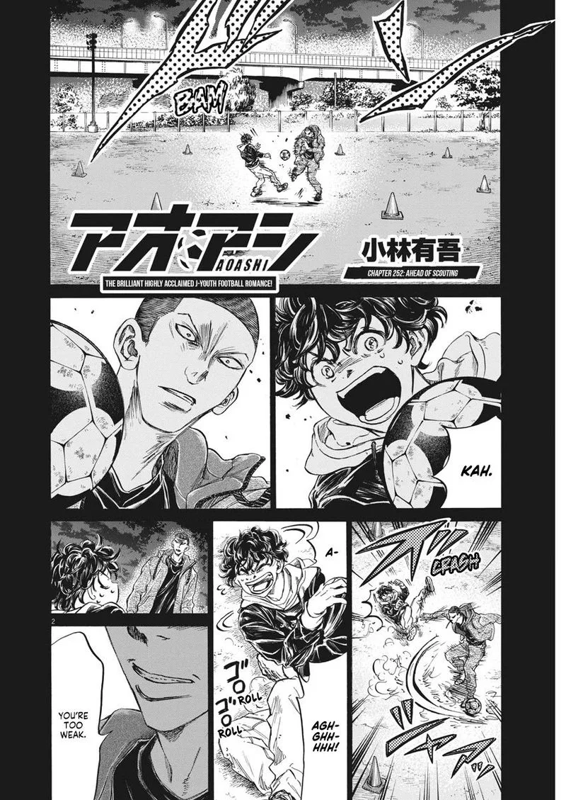 Ao Ashi Chapter 252 page 2