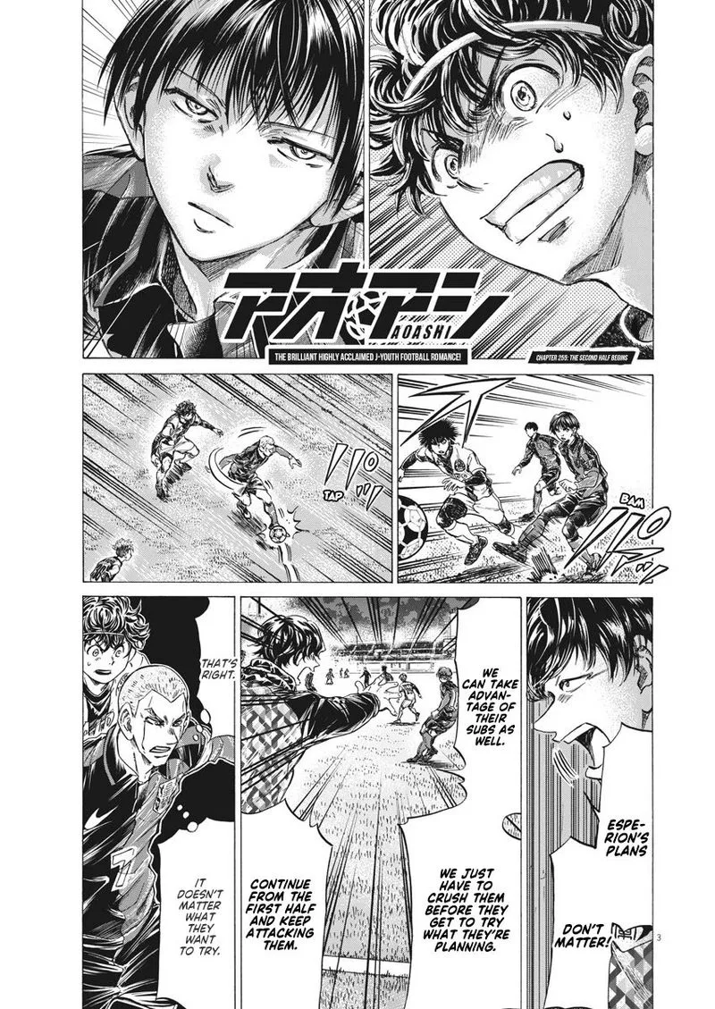 Ao Ashi Chapter 255 page 9