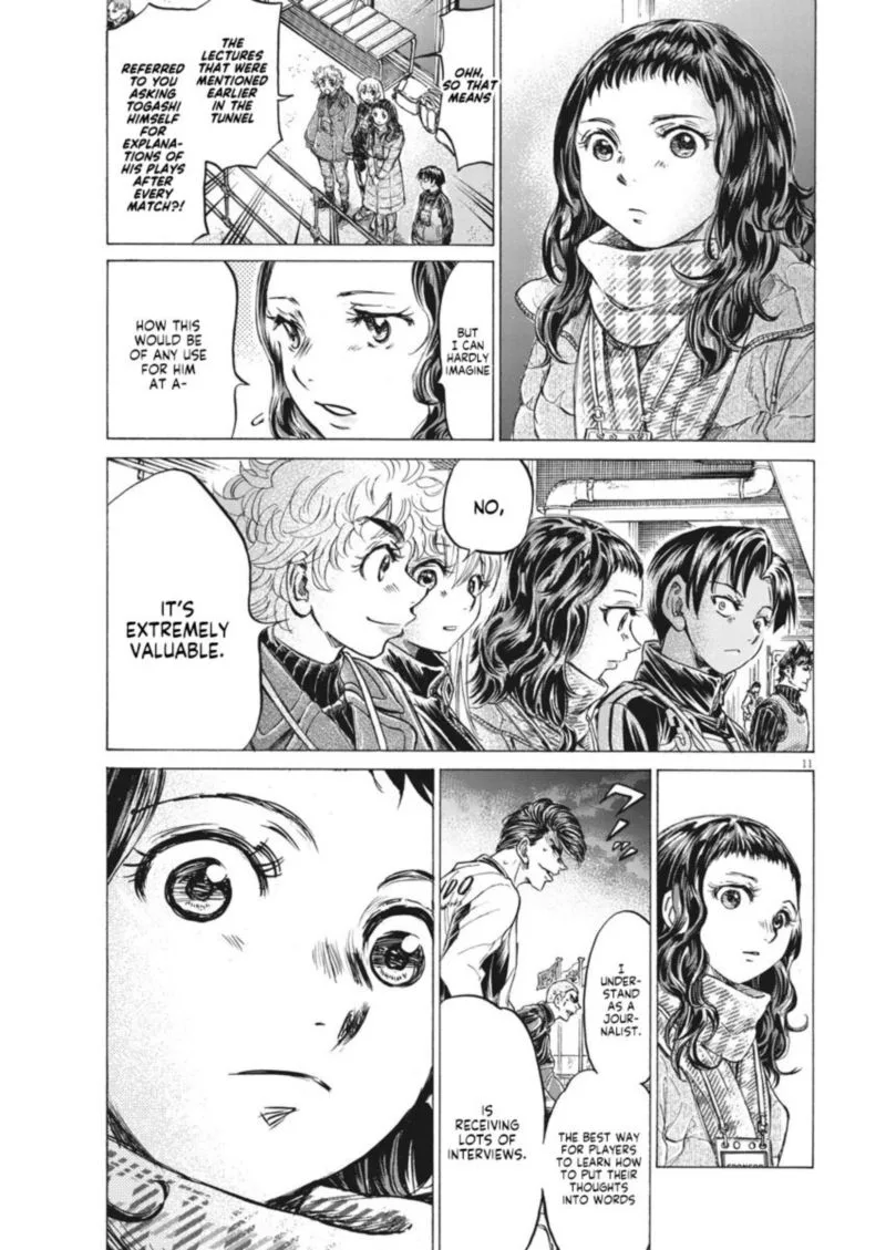 Ao Ashi Chapter 259 page 11
