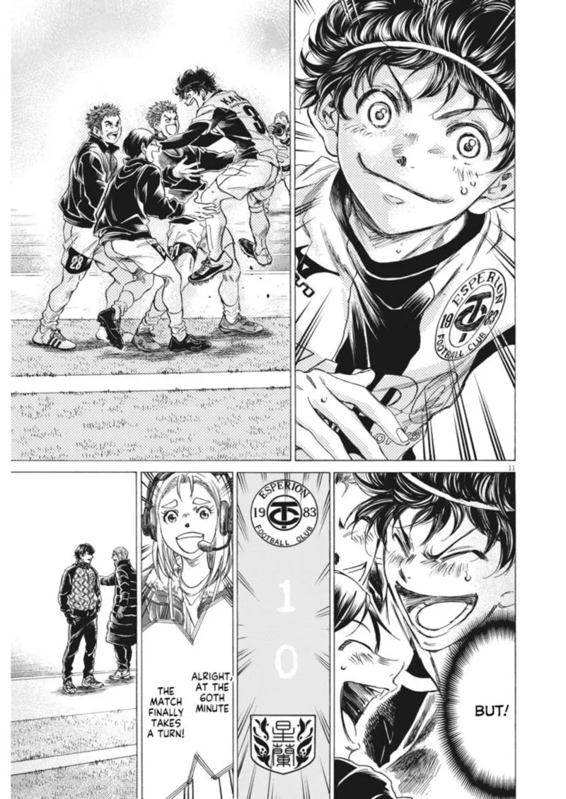 Ao Ashi Chapter 262 page 11