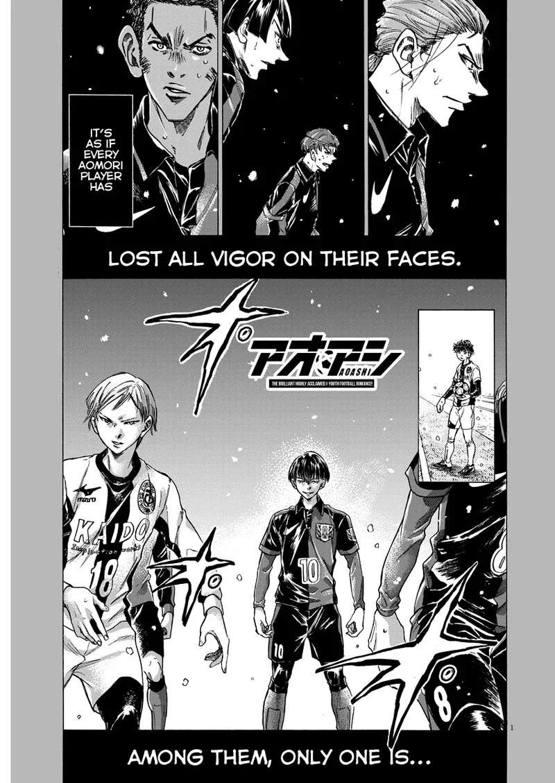 Ao Ashi Chapter 266 page 1