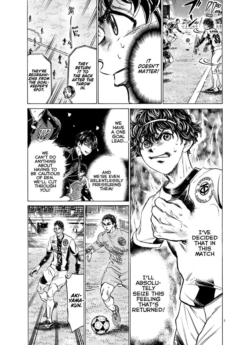 Ao Ashi Chapter 266 page 3