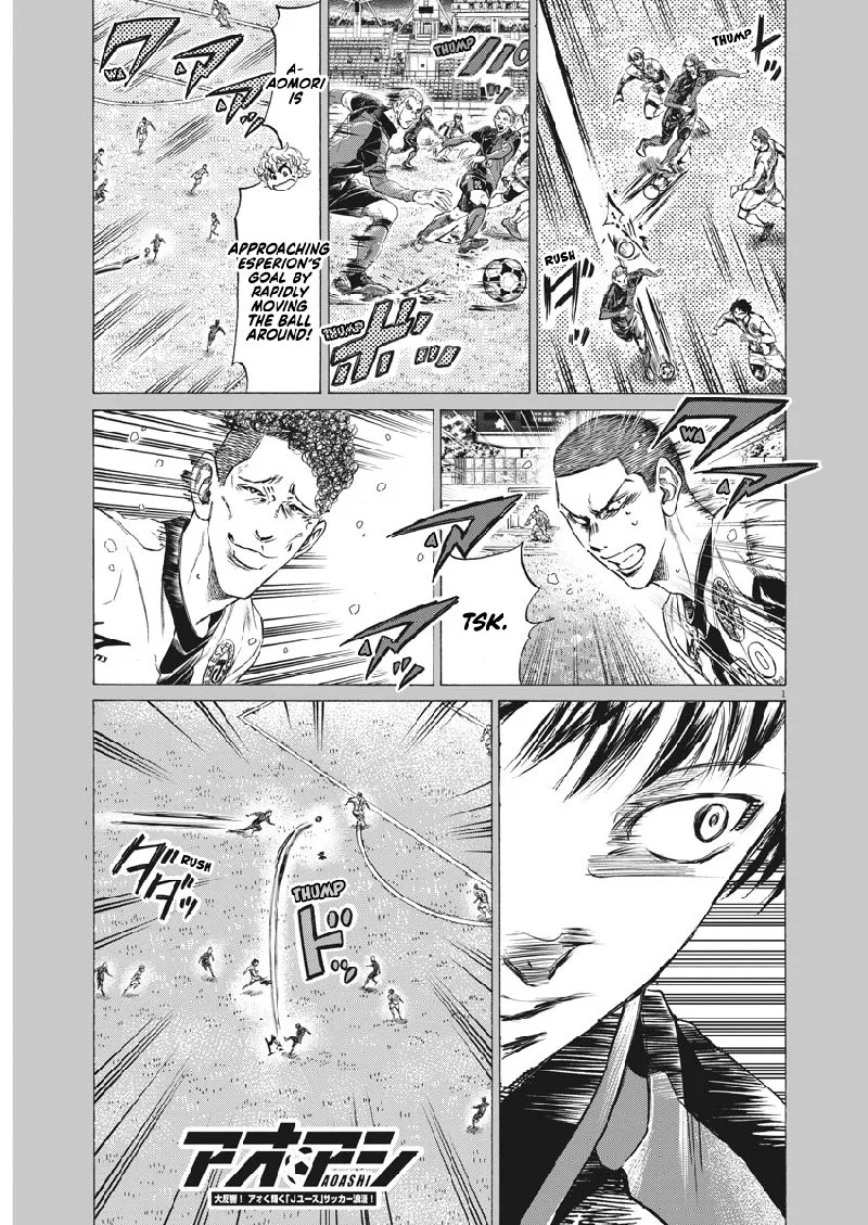 Ao Ashi Chapter 267 page 1
