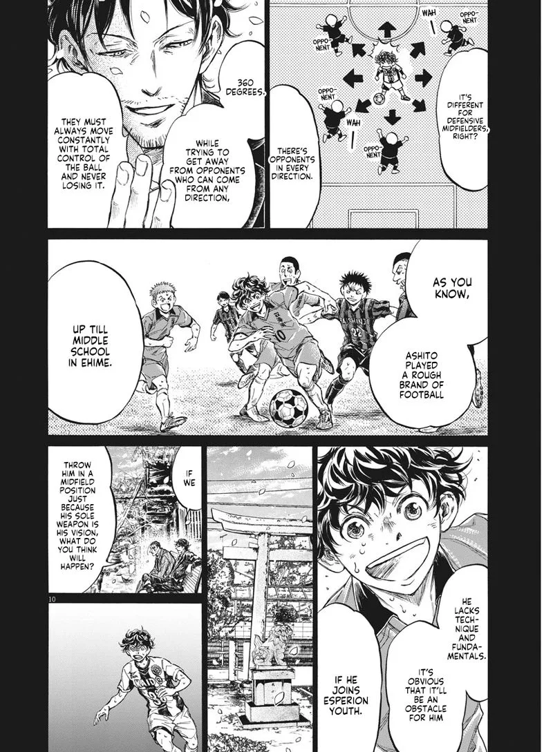 Ao Ashi Chapter 274 page 10