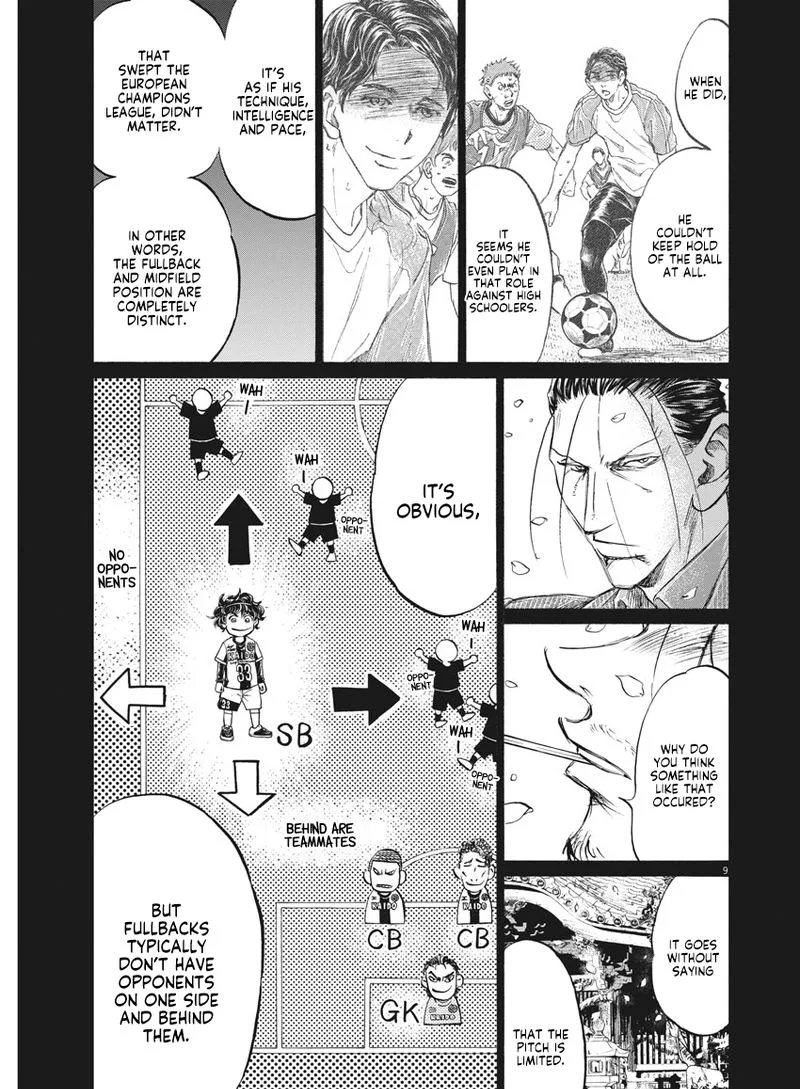 Ao Ashi Chapter 274 page 9