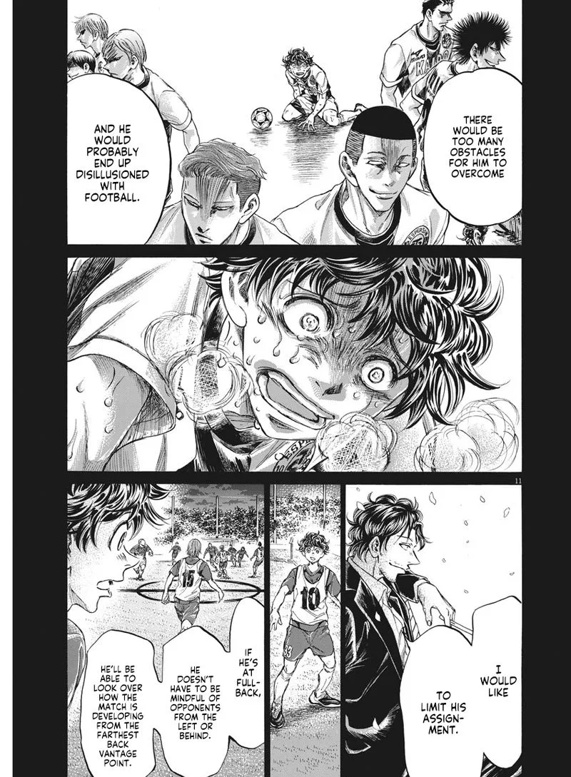 Ao Ashi Chapter 274 page 11