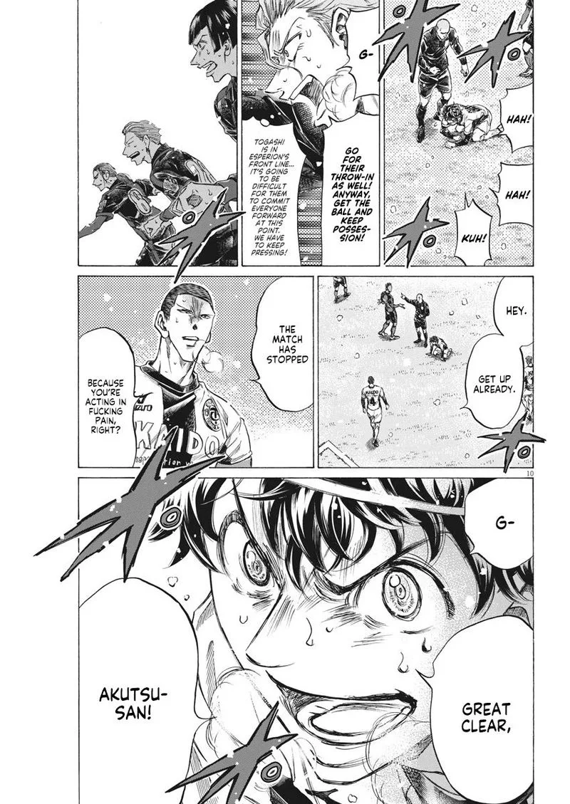 Ao Ashi Chapter 278 page 10