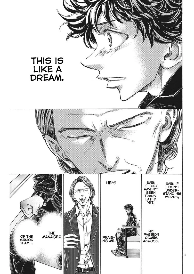 Ao Ashi Chapter 282 page 10