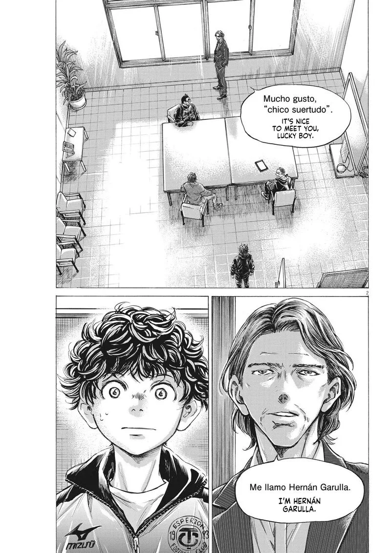 Ao Ashi Chapter 282 page 2