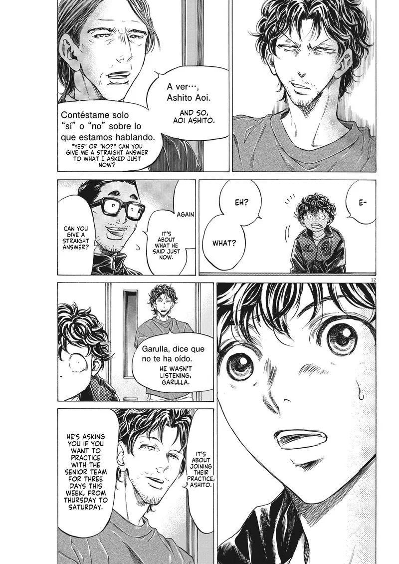 Ao Ashi Chapter 282 page 12