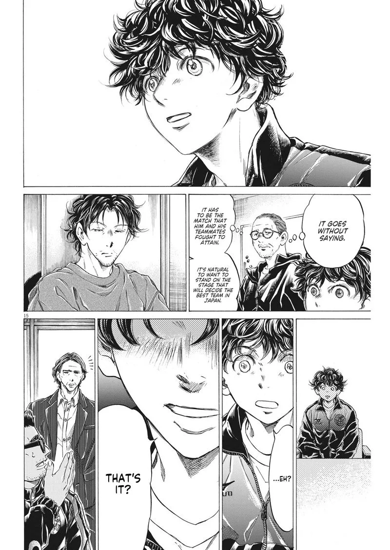 Ao Ashi Chapter 282 page 15