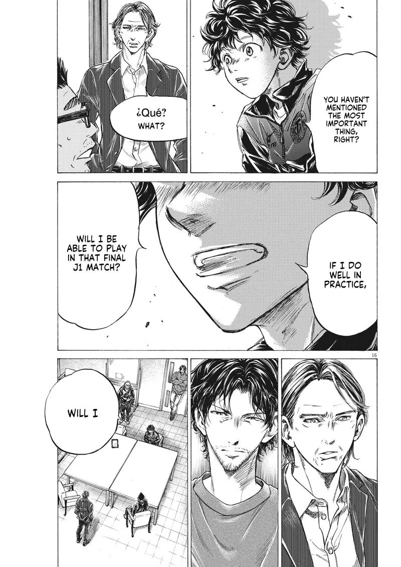 Ao Ashi Chapter 282 page 16