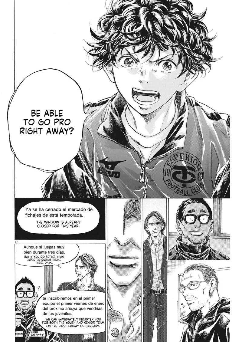 Ao Ashi Chapter 282 page 17