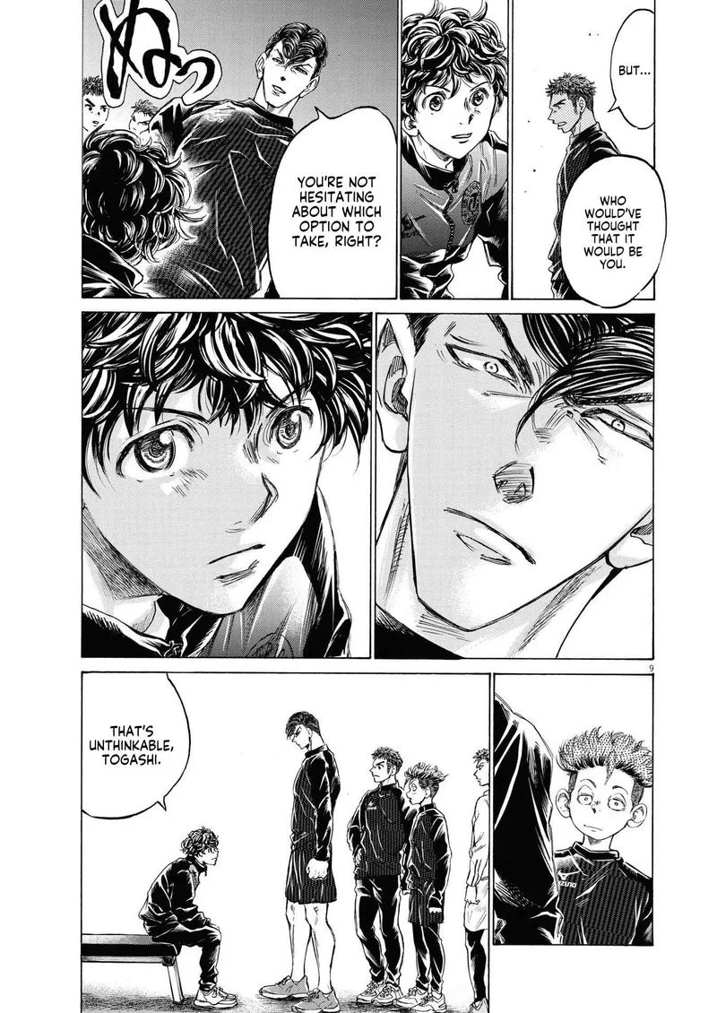 Ao Ashi Chapter 283 page 9