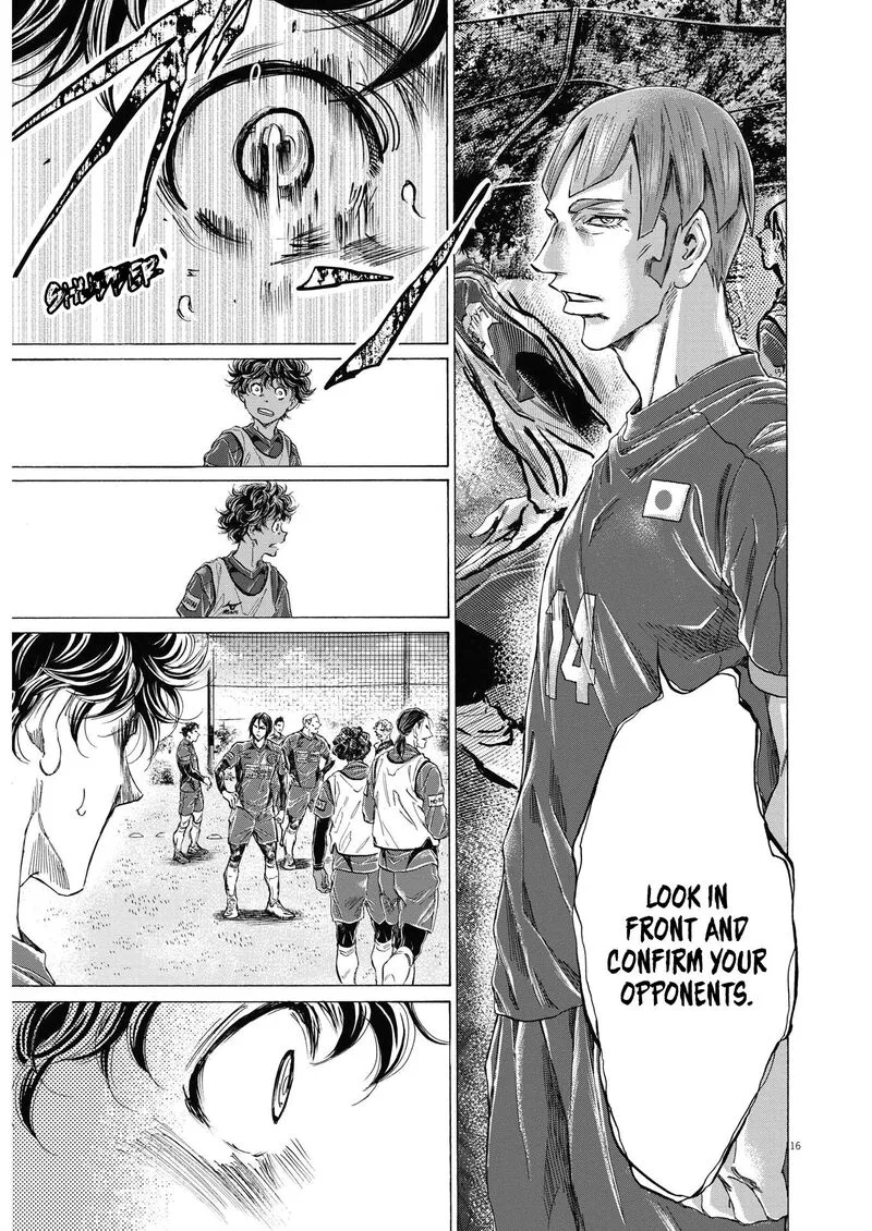 Ao Ashi Chapter 285 page 15