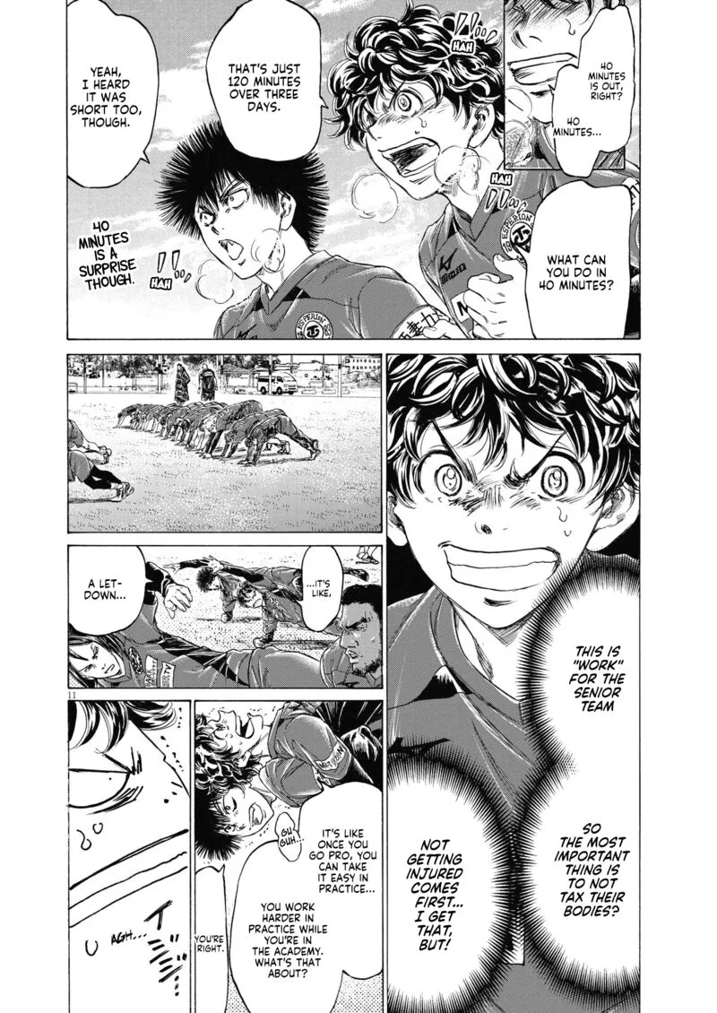Ao Ashi Chapter 285 page 10