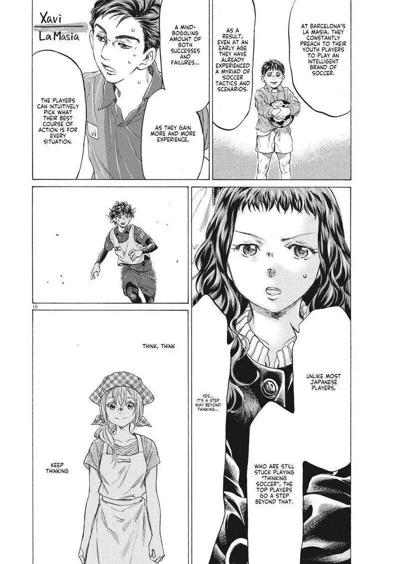 Ao Ashi Chapter 302 page 16