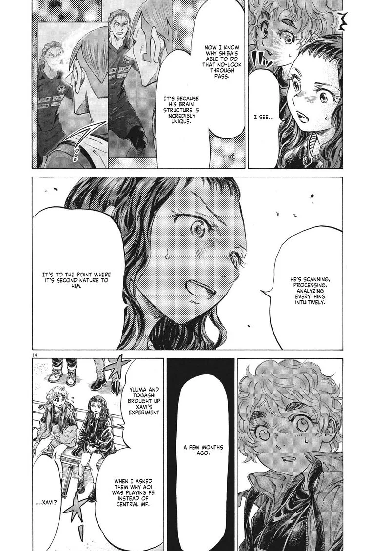 Ao Ashi Chapter 302 page 14
