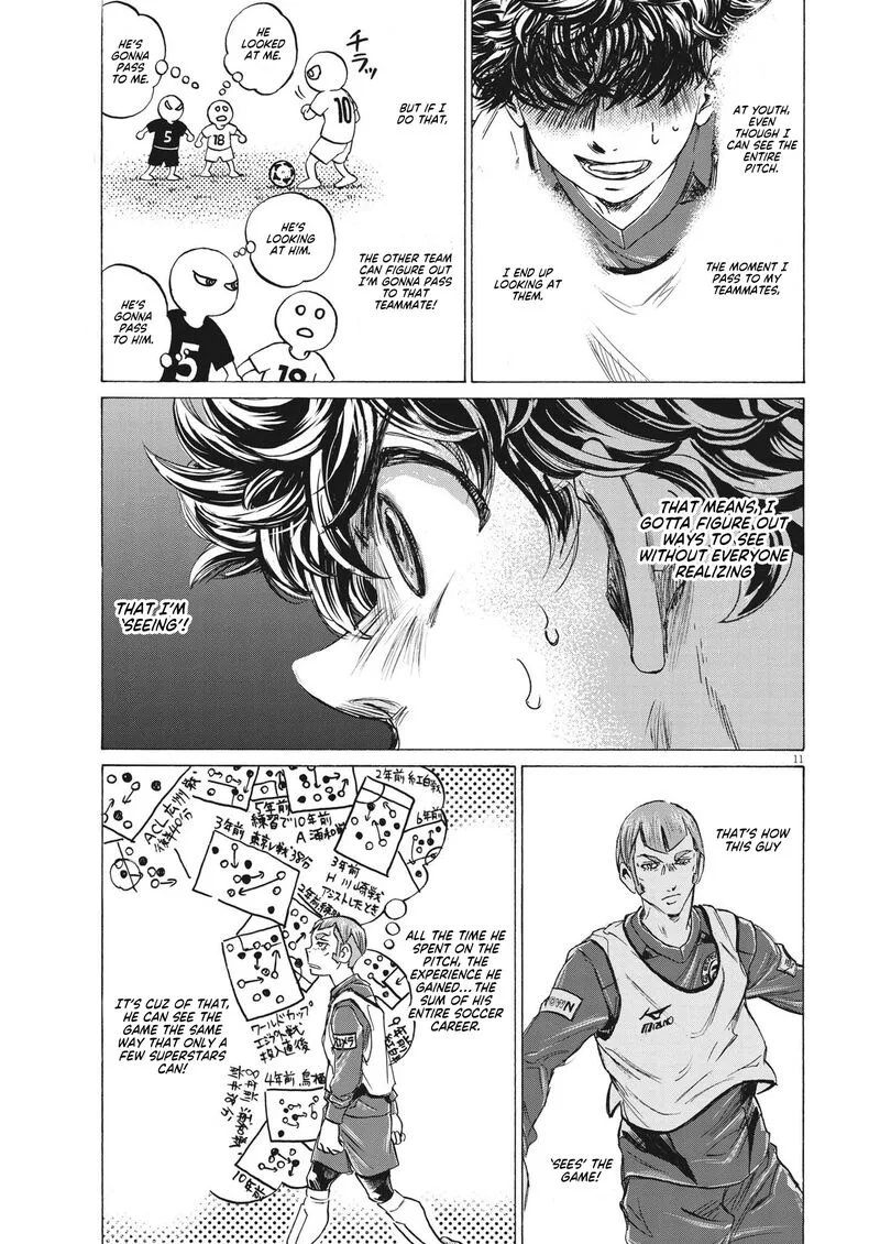 Ao Ashi Chapter 302 page 11