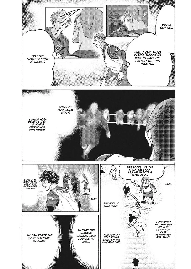 Ao Ashi Chapter 302 page 9