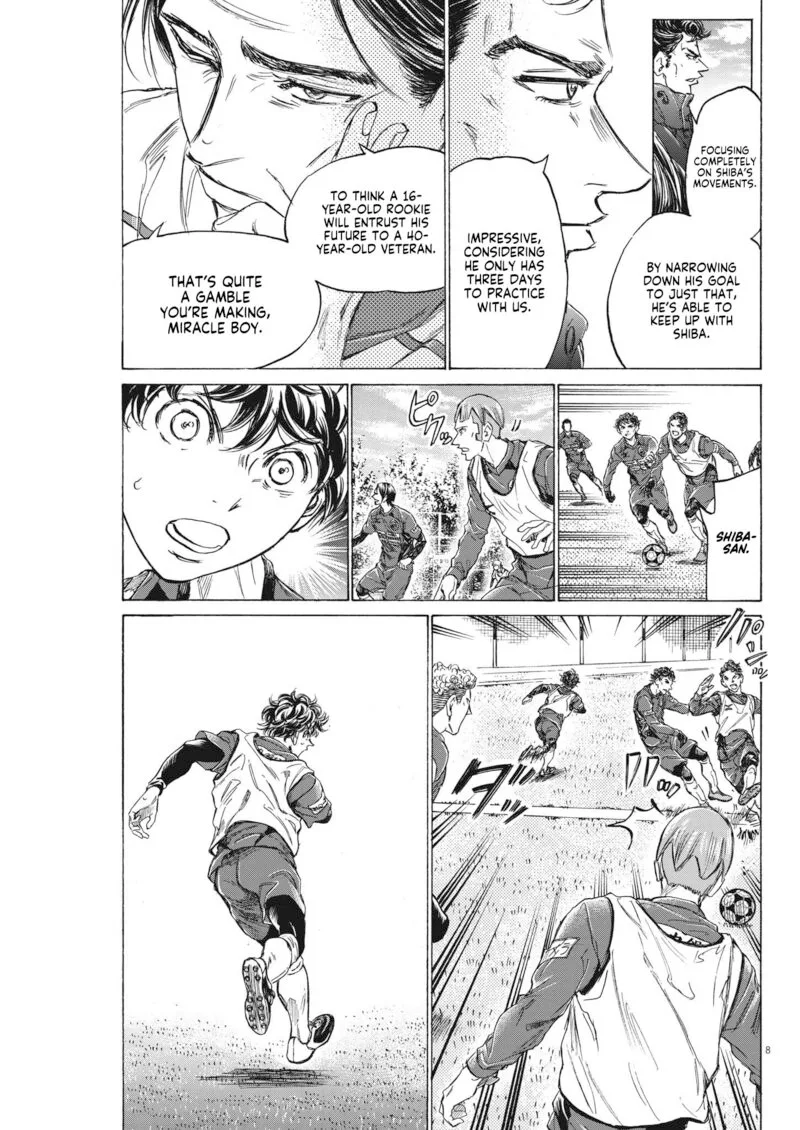 Ao Ashi Chapter 305 page 8