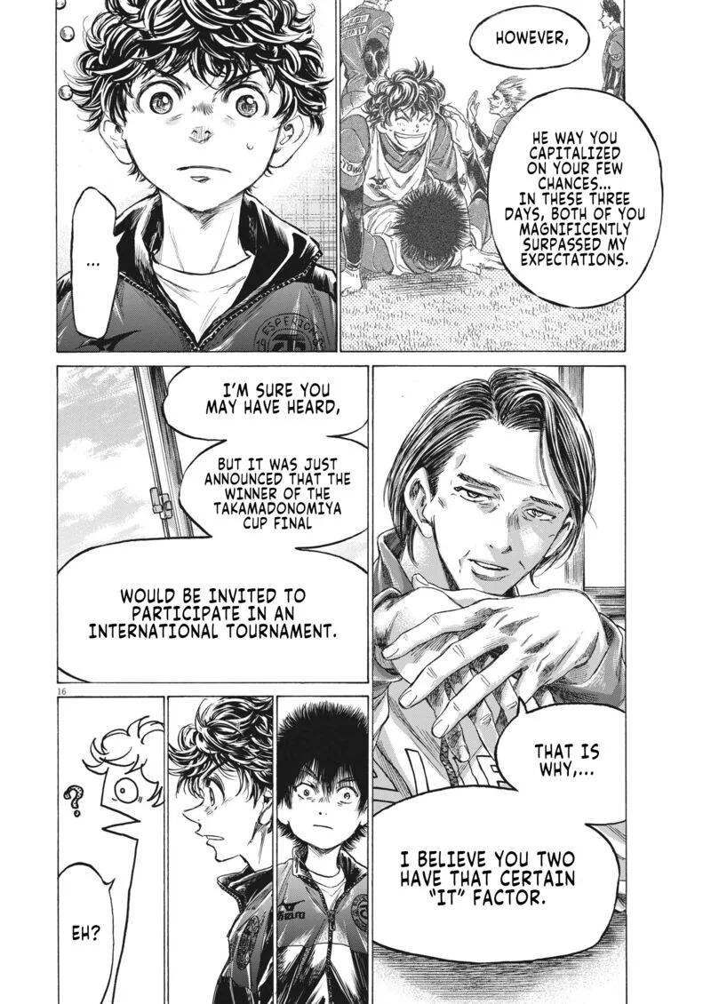 Ao Ashi Chapter 308 page 16