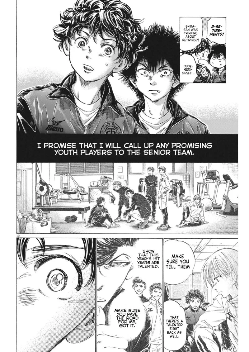 Ao Ashi Chapter 309 page 10