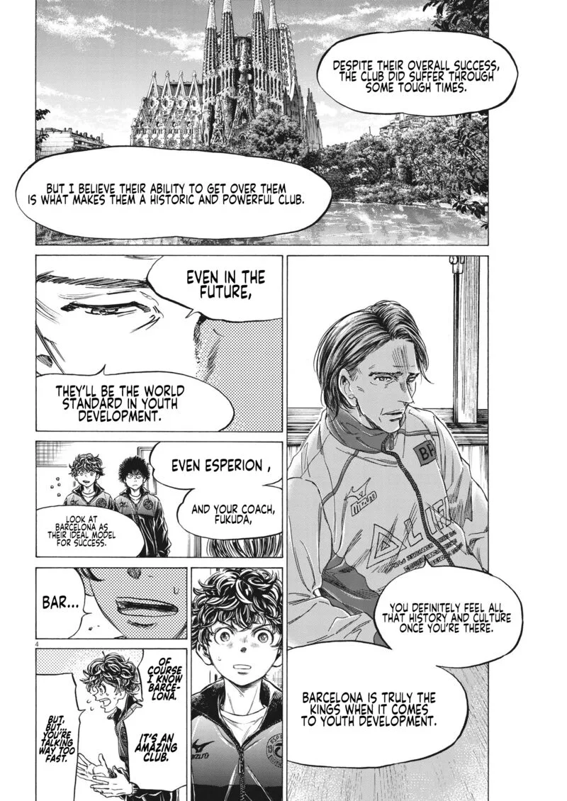 Ao Ashi Chapter 309 page 4