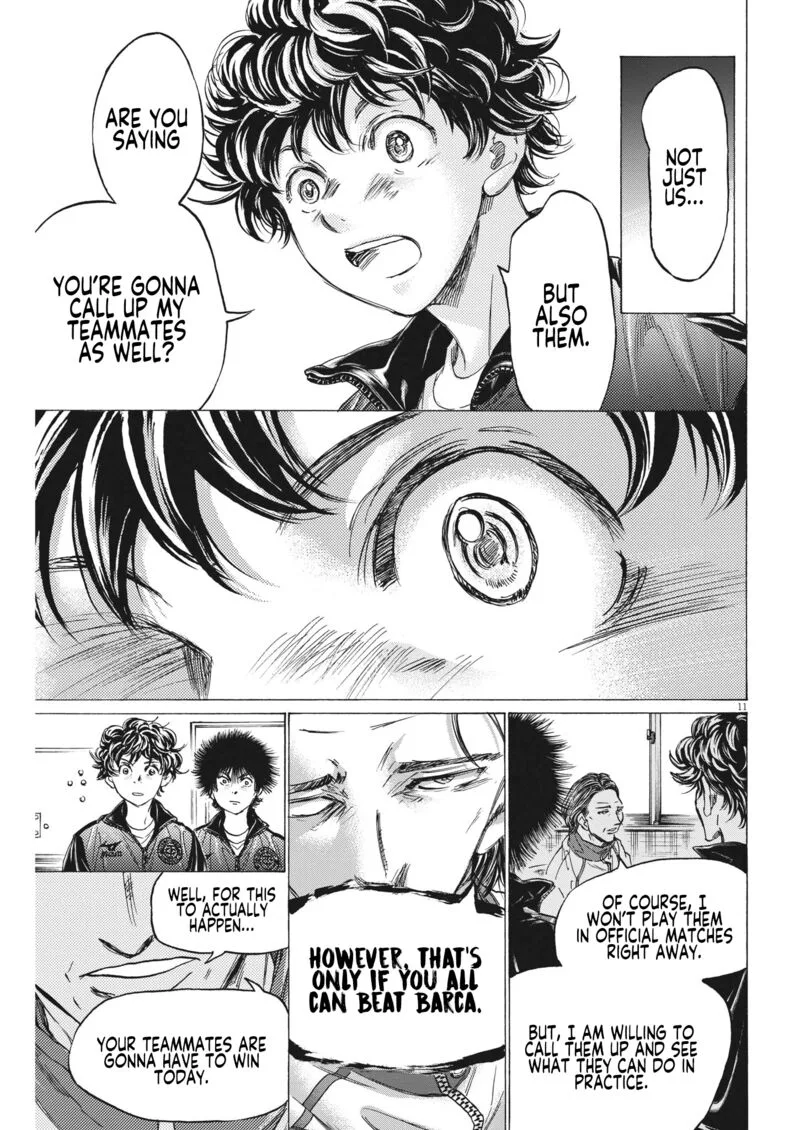 Ao Ashi Chapter 309 page 11