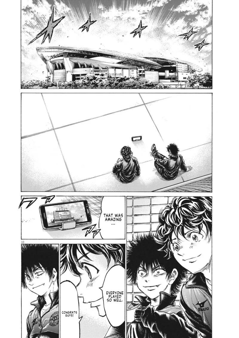Ao Ashi Chapter 310 page 10