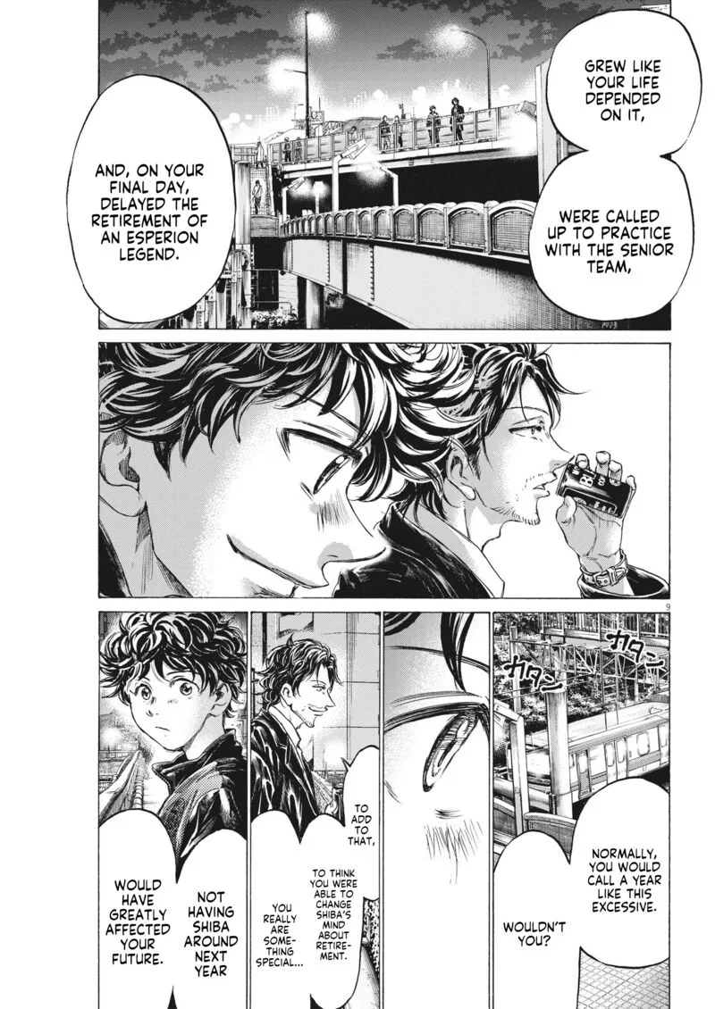 Ao Ashi Chapter 312 page 9