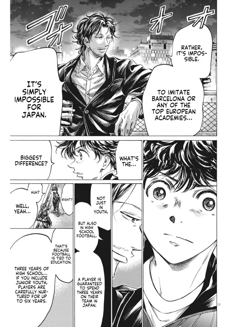Ao Ashi Chapter 312 page 13