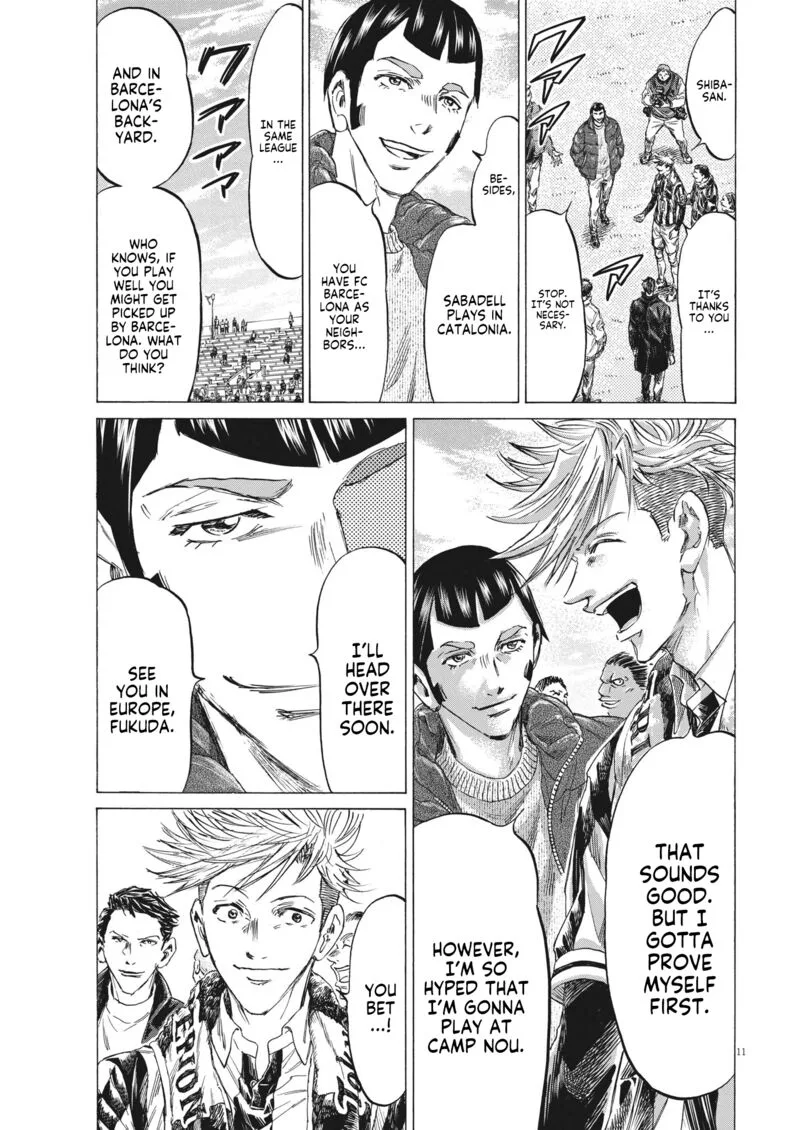 Ao Ashi Chapter 316 page 11