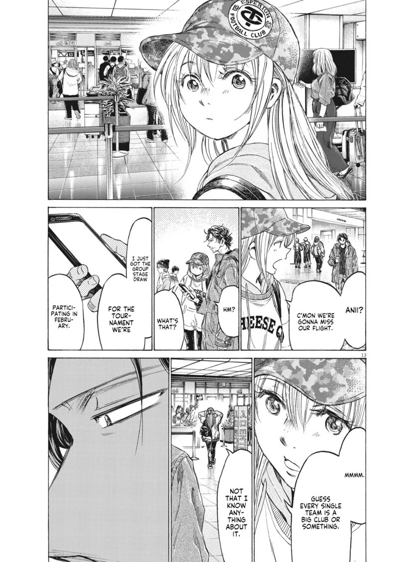 Ao Ashi Chapter 316 page 13