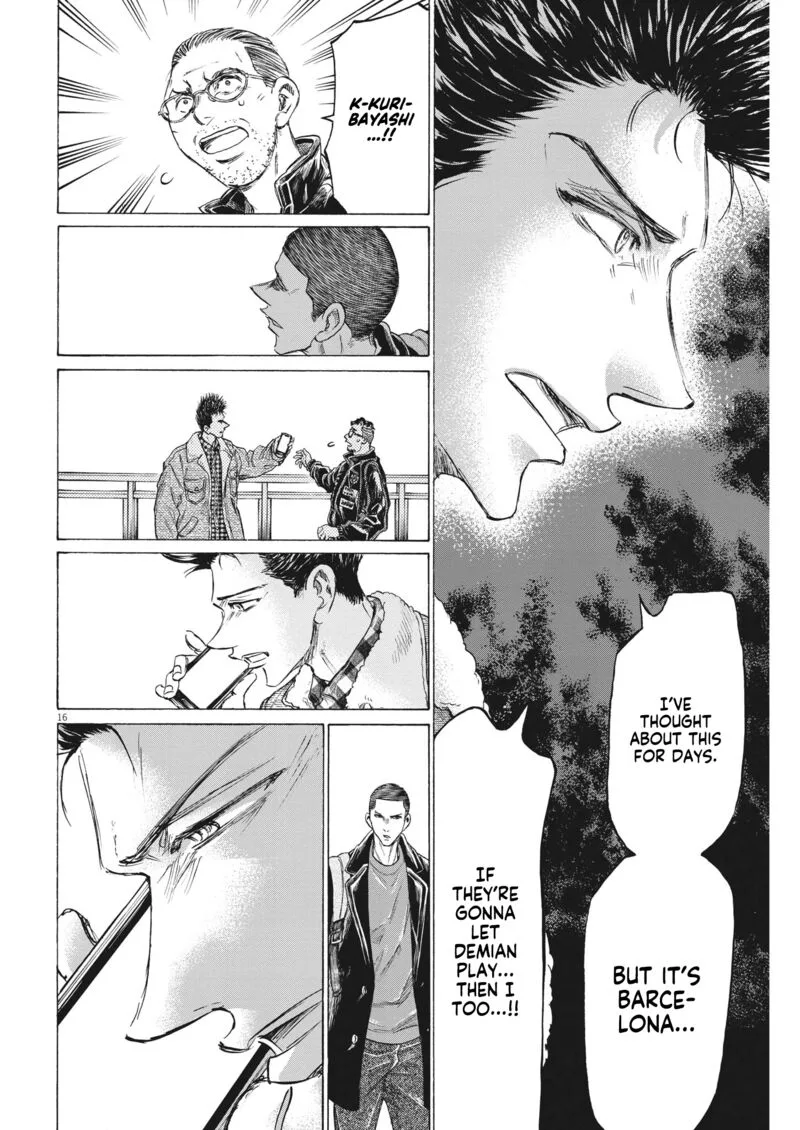 Ao Ashi Chapter 320 page 16
