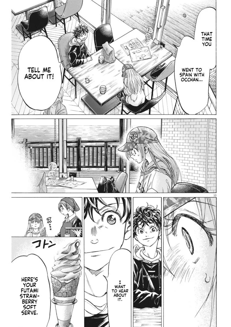 Ao Ashi Chapter 321 page 10