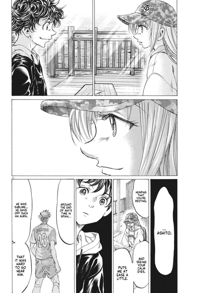 Ao Ashi Chapter 321 page 11