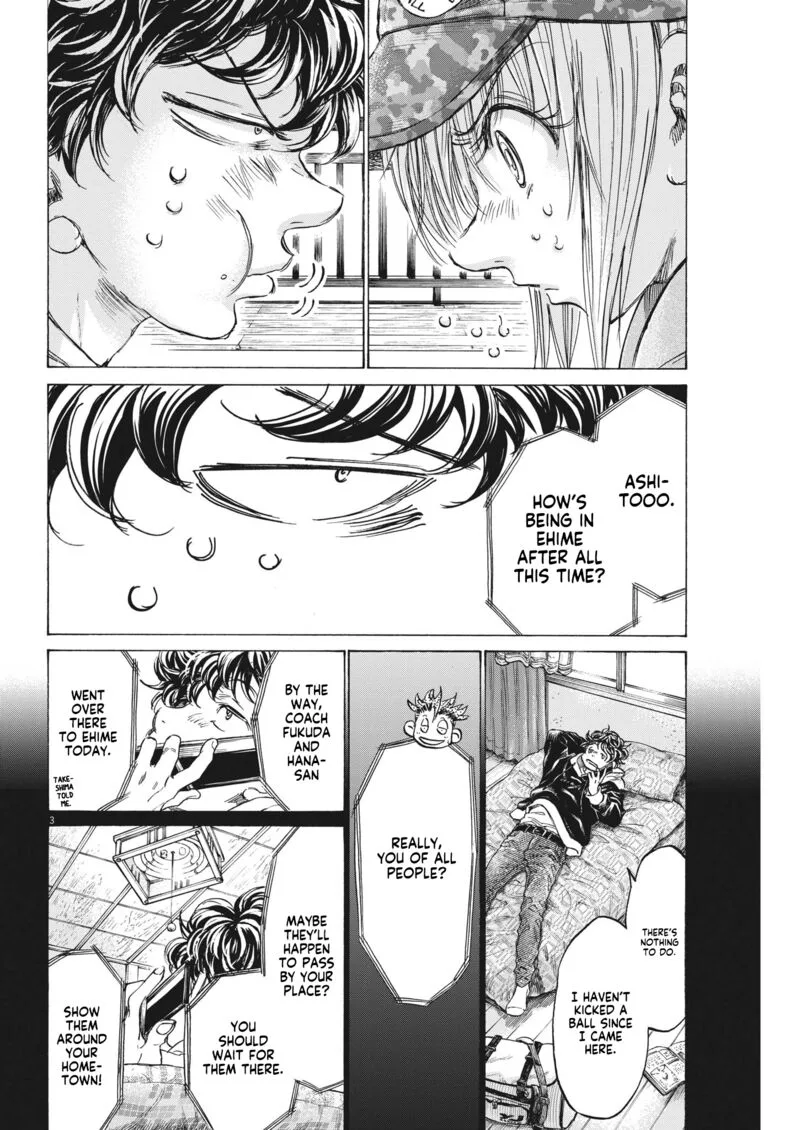 Ao Ashi Chapter 321 page 3