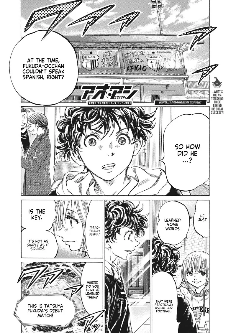 Ao Ashi Chapter 323 page 4